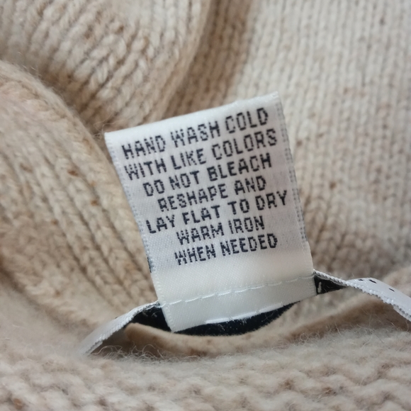 Lambswool Pursuits Ltd. Tan Sweater Vest Grandpa - Picture 8 of 9